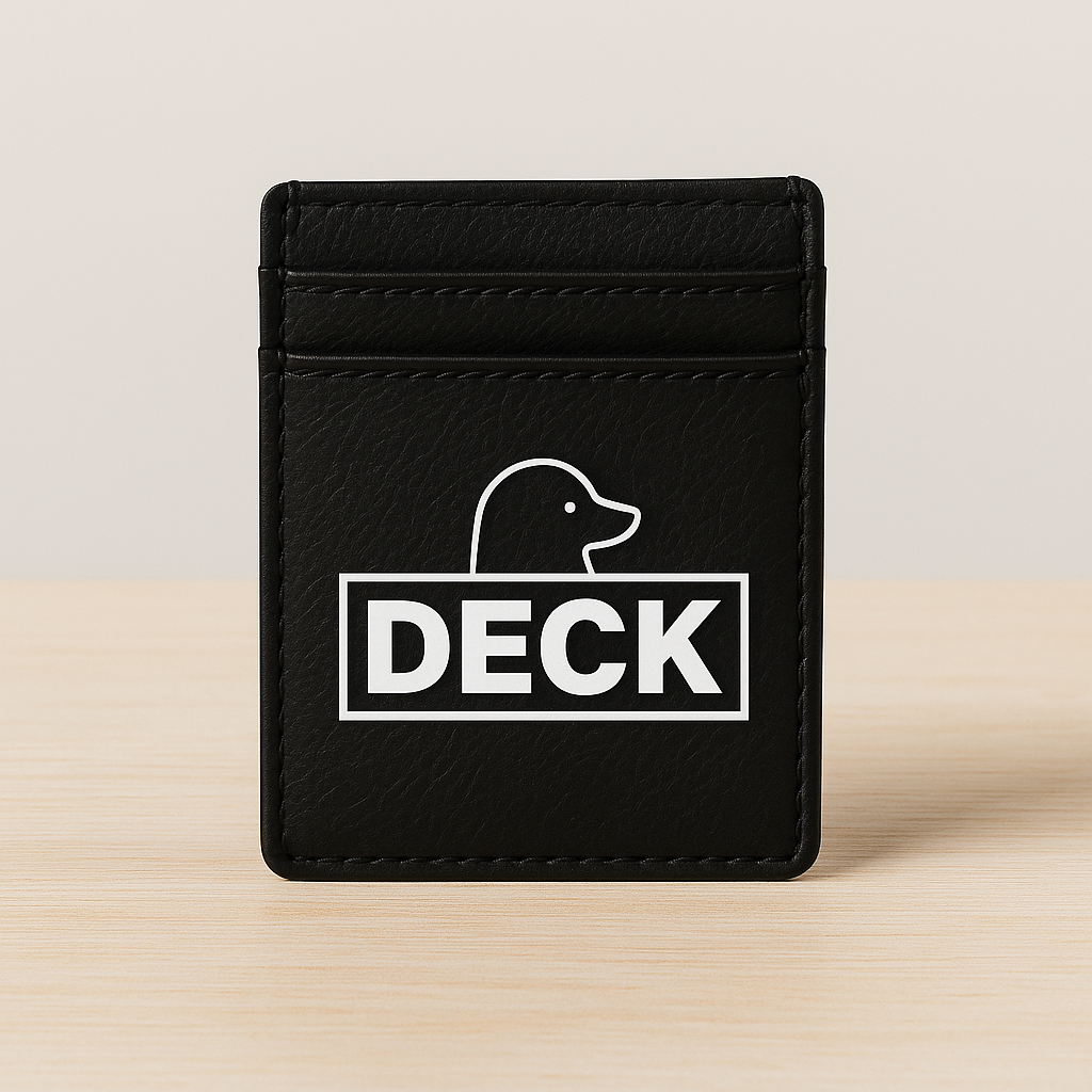 DECK Minimal Card Holder – Black Edition