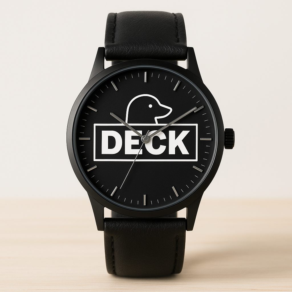 DECK Limited Casual Watch – Black Edition
